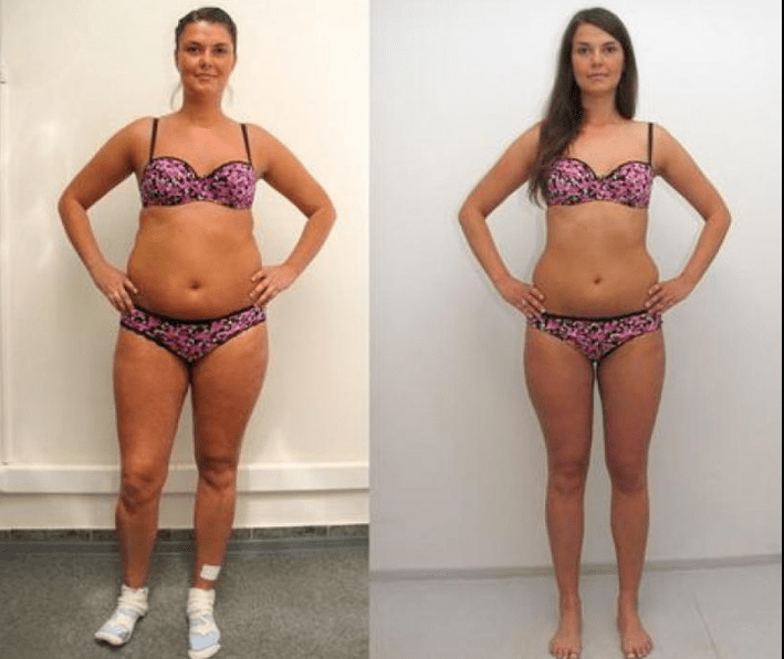 A girl who lost 6 kg on a 7-day buckwheat diet